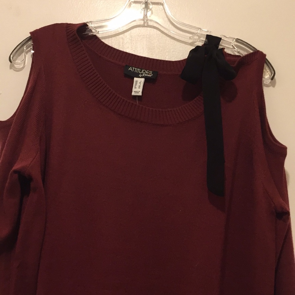BRAND NEW Cold shoulder sweater top